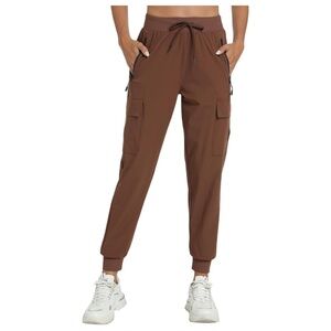 Womens Cargo Pants with Pockets Lightweight Quick Dry Water Resistant Size S